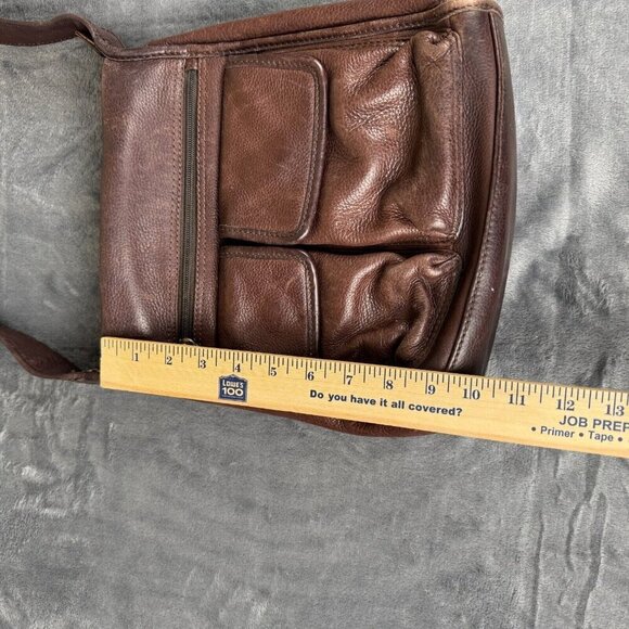 Fossil Women's Vintage Pebbled Brown Leather Shoulder Bag Style Y2K McBling - Picture 5 of 13